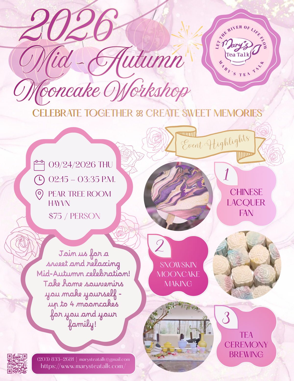 2026 Mid-Autumn Mooncake Making Worshop